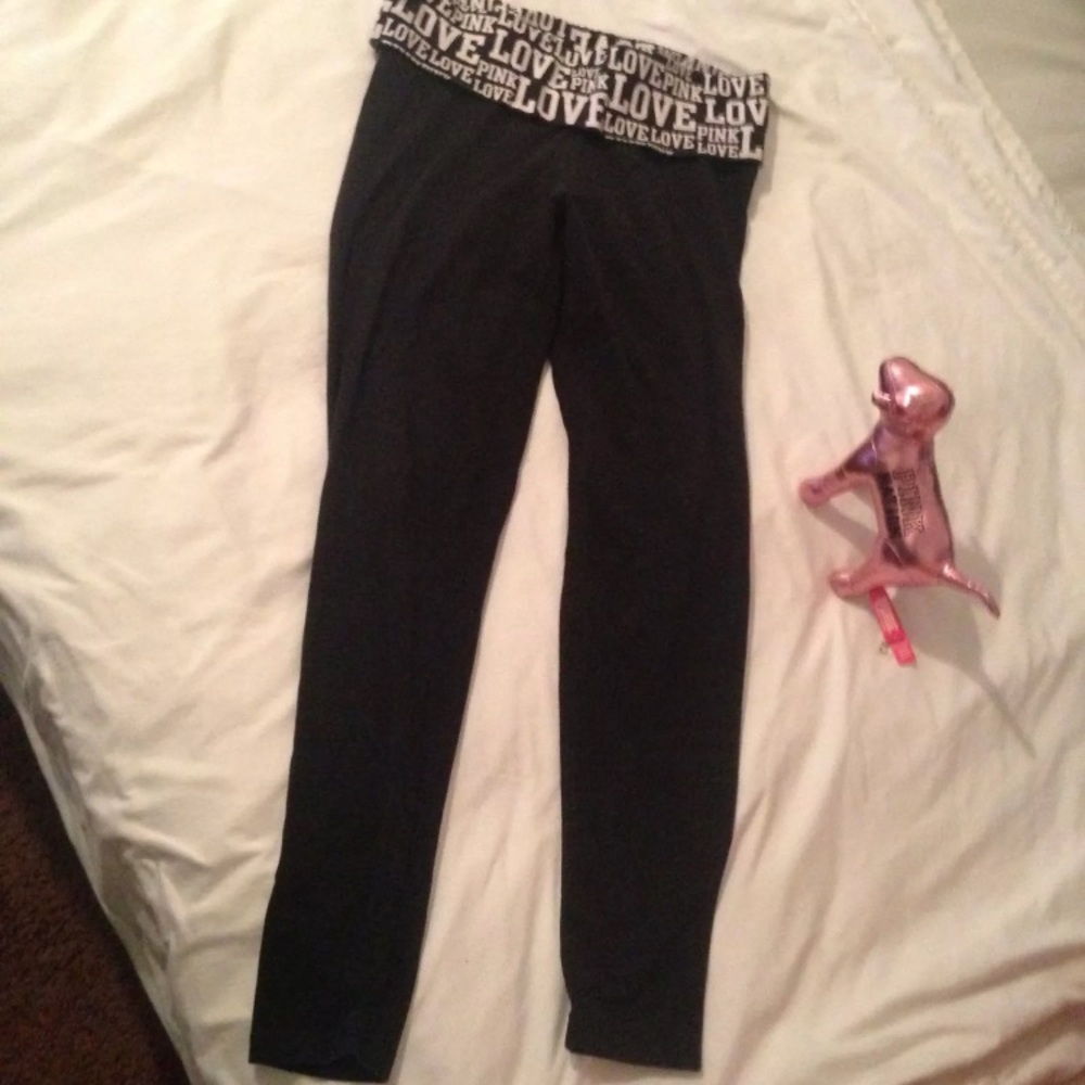 Black vs pink leggings size small